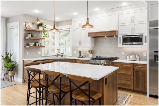 Natural Wood Kitchen Cabinets